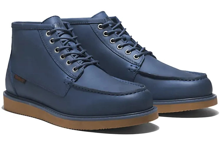 Timberland Newmarket II Moc Toe Chukka Boots 'Navy Nubuck' A5SD4019 sold by KicksCrew product image thumbnail 4
