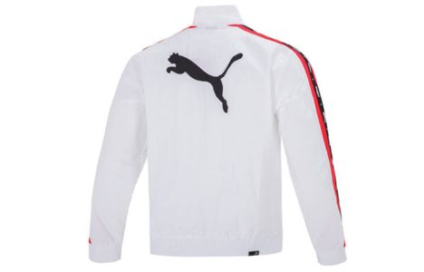 Puma Blocking Tape Woven Jacket 'White' 536780-02 sold by KicksCrew