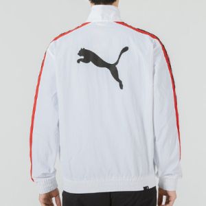 Puma Blocking Tape Woven Jacket 'White' 536780-02 sold by KicksCrew