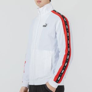 Puma Blocking Tape Woven Jacket 'White' 536780-02 sold by KicksCrew