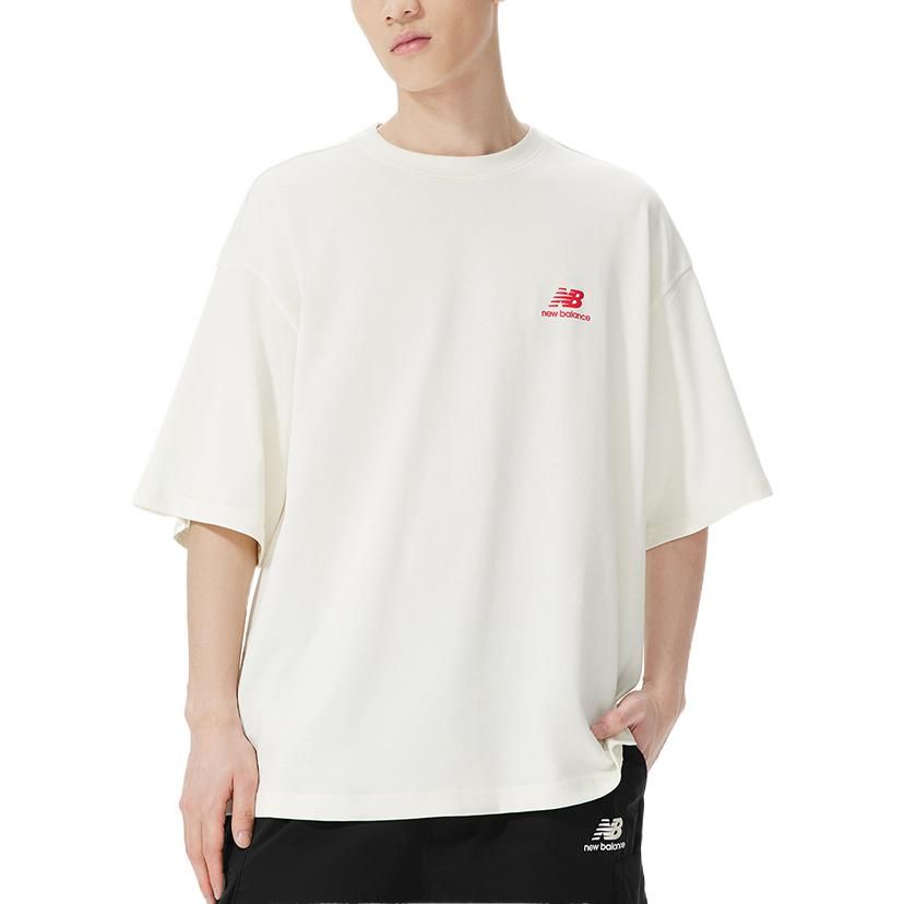New Balance Cartoon Logo T-shirt 'Beige' AMT22392-IV sold by KicksCrew product image thumbnail 4