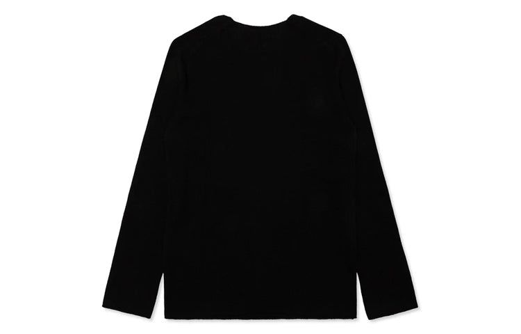 COMME des GARCONS PLAY Sweater Red Emblem 'Black' AZ-N068-051-1 sold by KicksCrew product image thumbnail 2