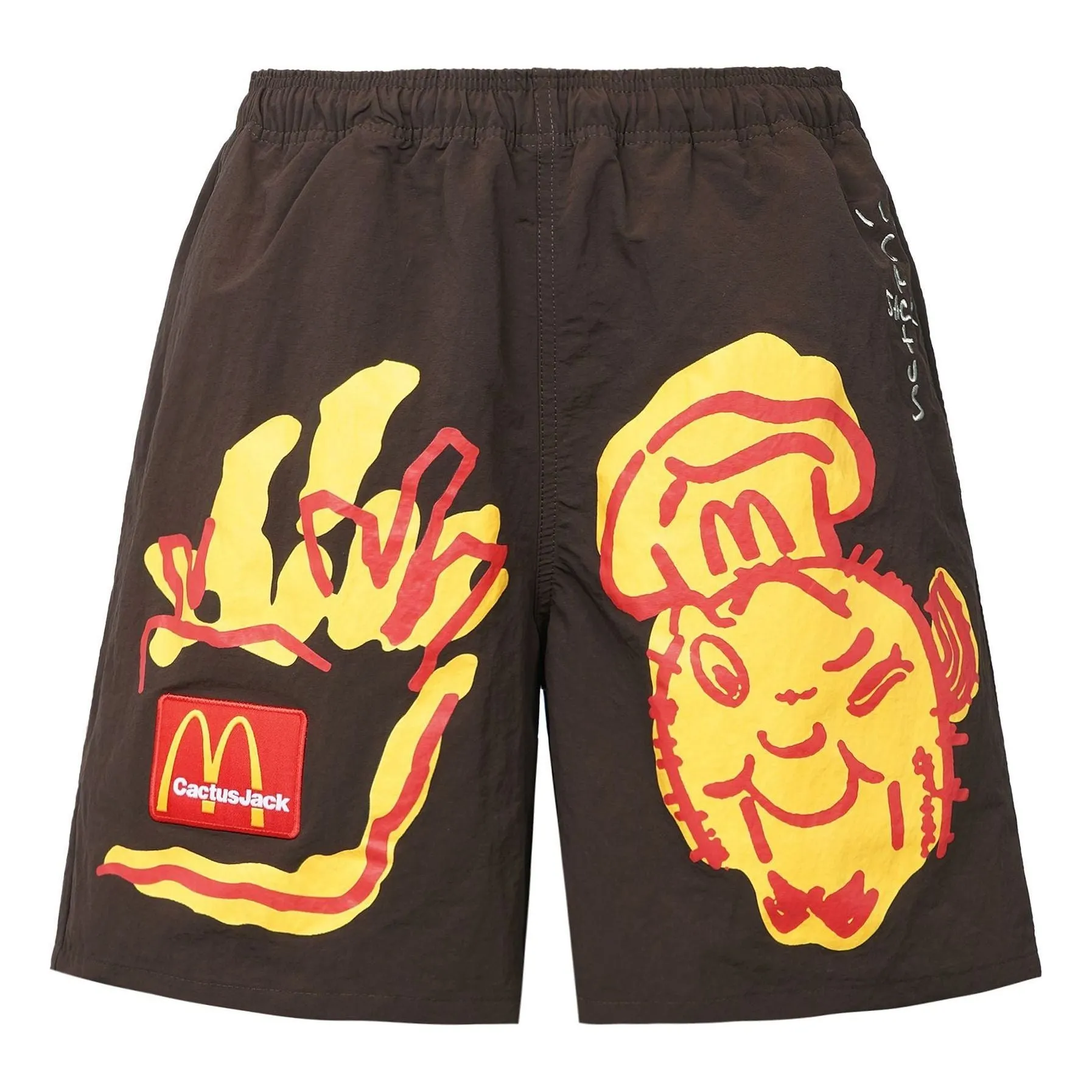Travis Scott Cactus Jack SS22 x McDonalds Illustration II Shorts 'Brown' CJMDBS124BROWN sold by KicksCrew
