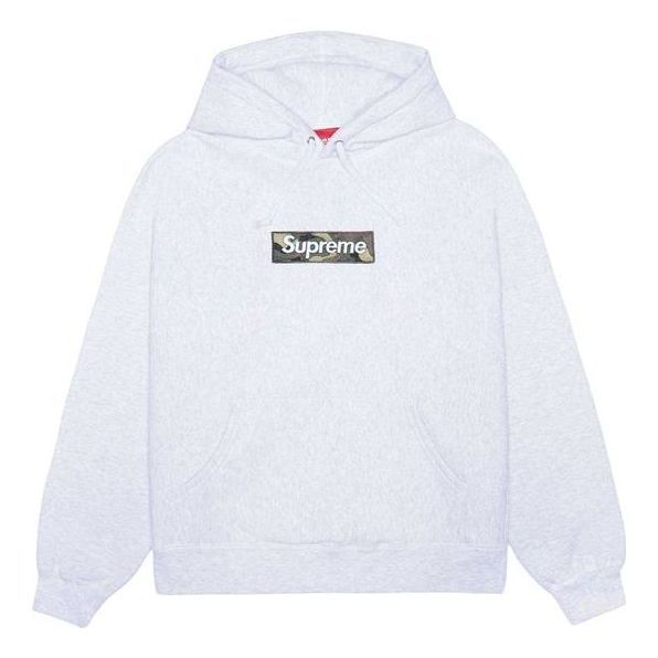 Supreme FW23 Box Logo Hooded Sweatshirt 'Ash Grey' 166928 sold by KicksCrew