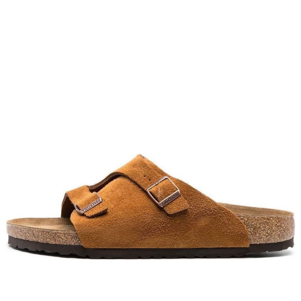 (WMNS) Birkenstock Zrich Suede Leather Narrow Fit 'Mink' 1023891 sold by KicksCrew