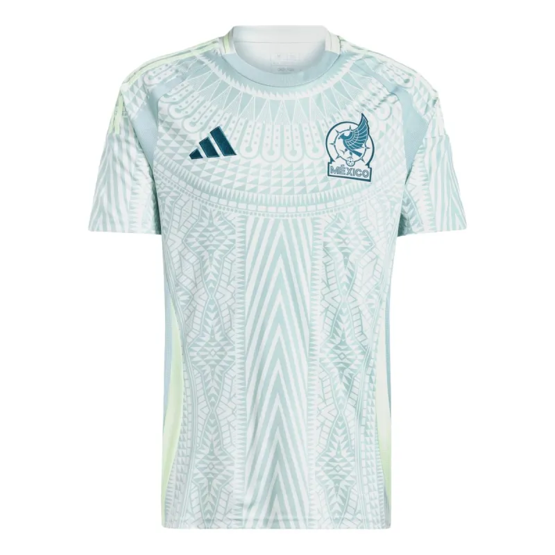 adidas Mexico 24 Away Fan Soccer Jersey Asia Sizing 'Linen Green' IP6384 sold by KicksCrew