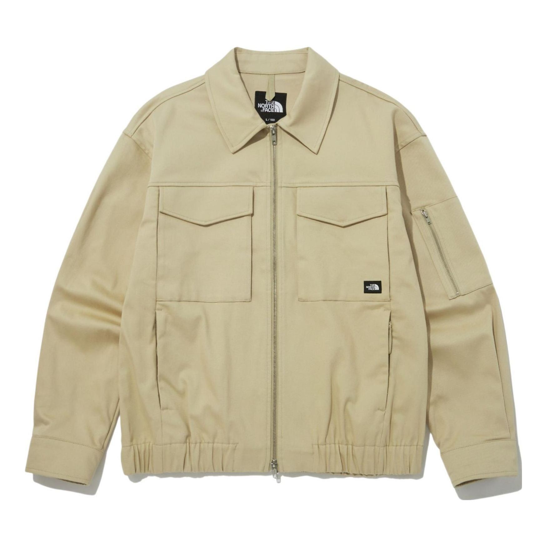 THE NORTH FACE All-Round Collar Bomber Jacket 'Beige' NJ3BP00B sold by KicksCrew