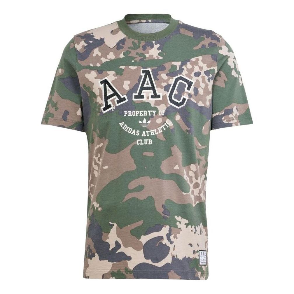 adidas AAC Camo T-Shirt 'Green Brown' IR9474 sold by KicksCrew