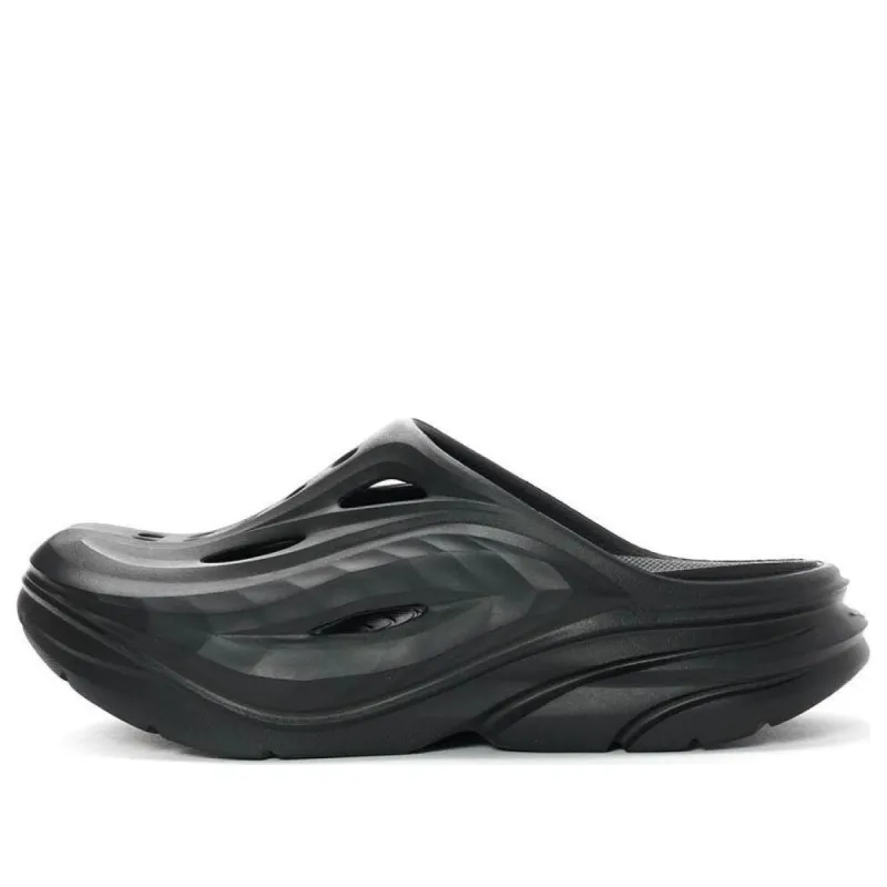 HOKA ONE ONE Ora Recovery Mule 'Triple Black' 1147951-BBLC sold by KicksCrew