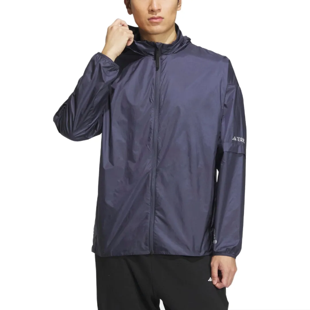 adidas Niuheaven Windbreaker Jacket 'Navy' HY4702 sold by KicksCrew product image thumbnail 2