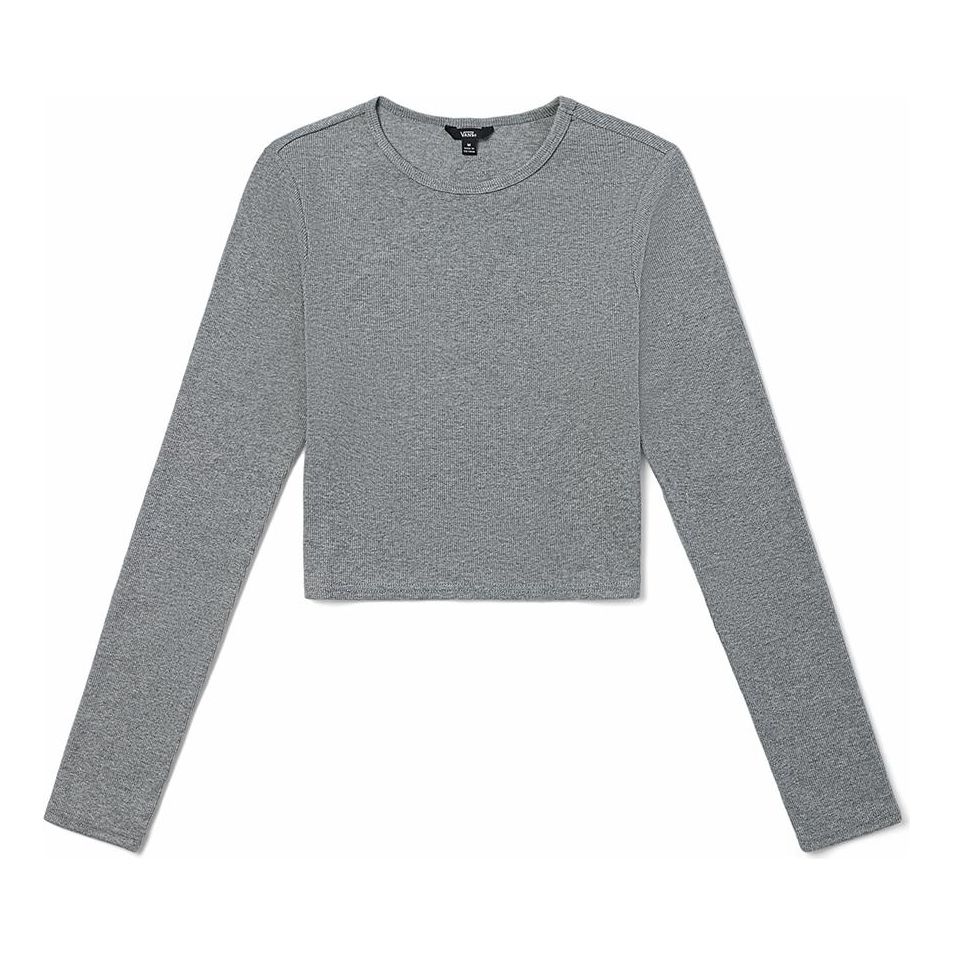 (WMNS) Vans Armanto Long Sleeve Knit Shirt 'Grey' VN0A7YQQGRH sold by KicksCrew