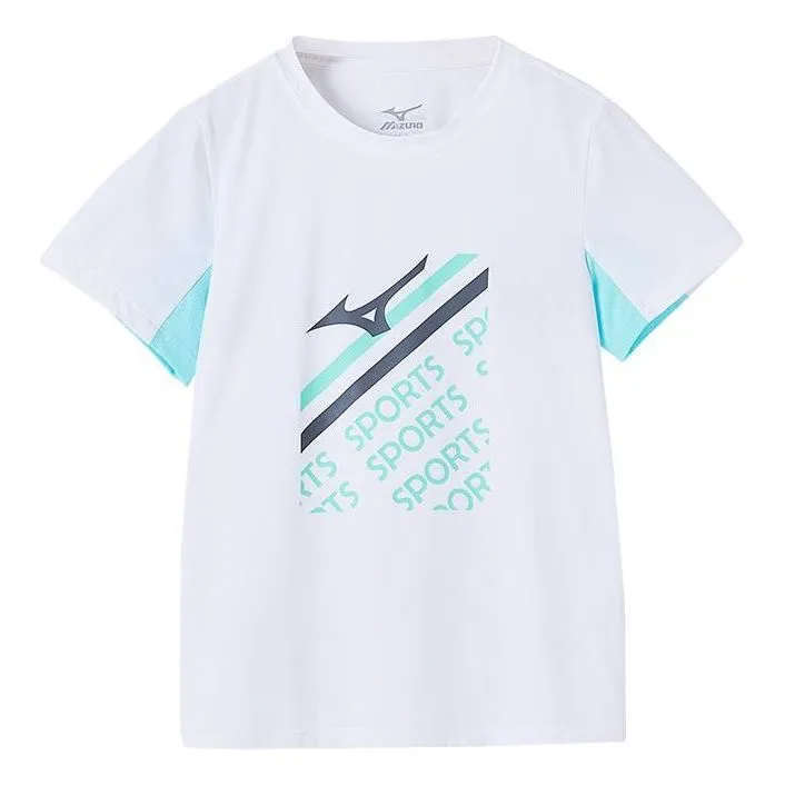 (GS) Mizuno Casual T-shirt 'White' T3035 sold by KicksCrew