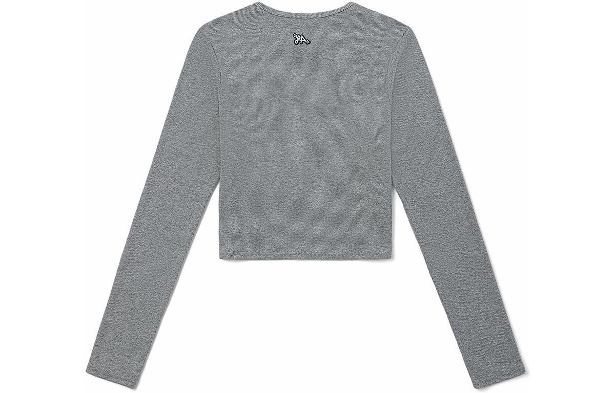 (WMNS) Vans Armanto Long Sleeve Knit Shirt 'Grey' VN0A7YQQGRH sold by KicksCrew product image thumbnail 2