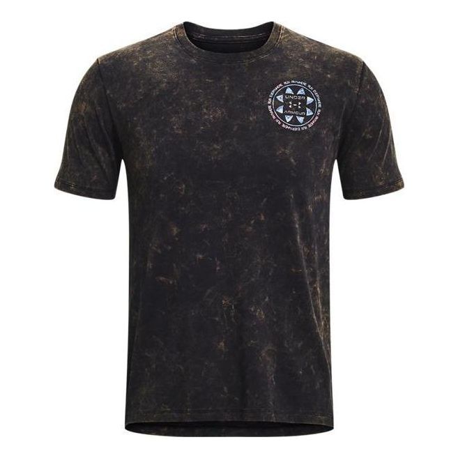 Under Armour Run Anywhere Short Sleeve T-shirt 'Black Multi' 1374228-001 sold by KicksCrew