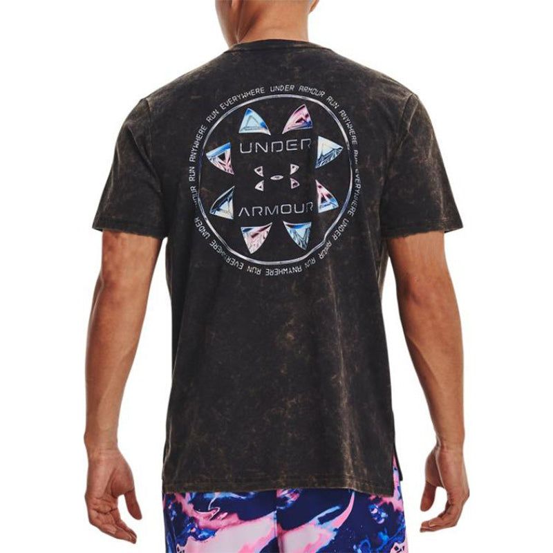 Under Armour Run Anywhere Short Sleeve T-shirt 'Black Multi' 1374228-001 sold by KicksCrew product image thumbnail 4