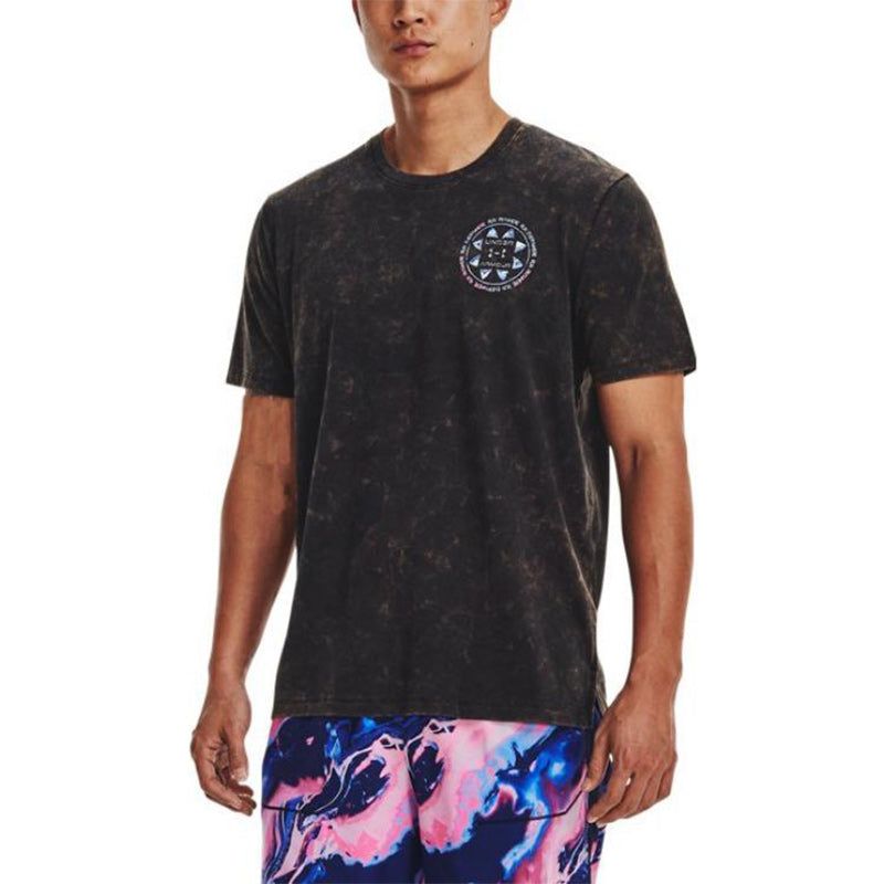 Under Armour Run Anywhere Short Sleeve T-shirt 'Black Multi' 1374228-001 sold by KicksCrew product image thumbnail 3