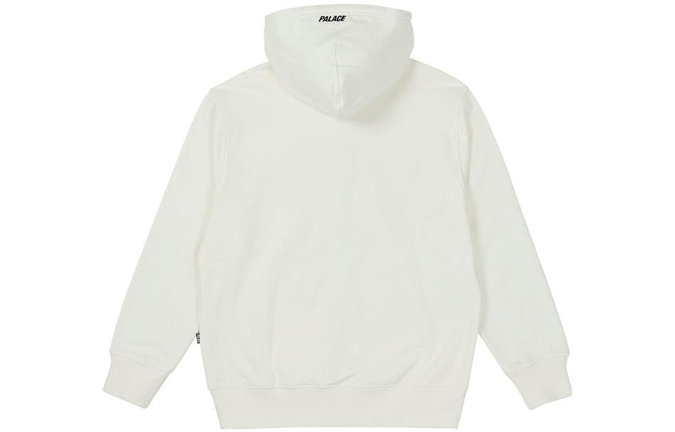 Palace Felt P Zip Hood 'White' P24CS115 sold by KicksCrew product image thumbnail 2