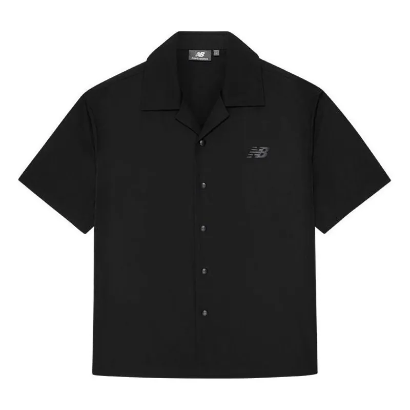 New Balance x Nice Rice SS23 Polo Shirt 'Black' 5HD27011-BK sold by KicksCrew