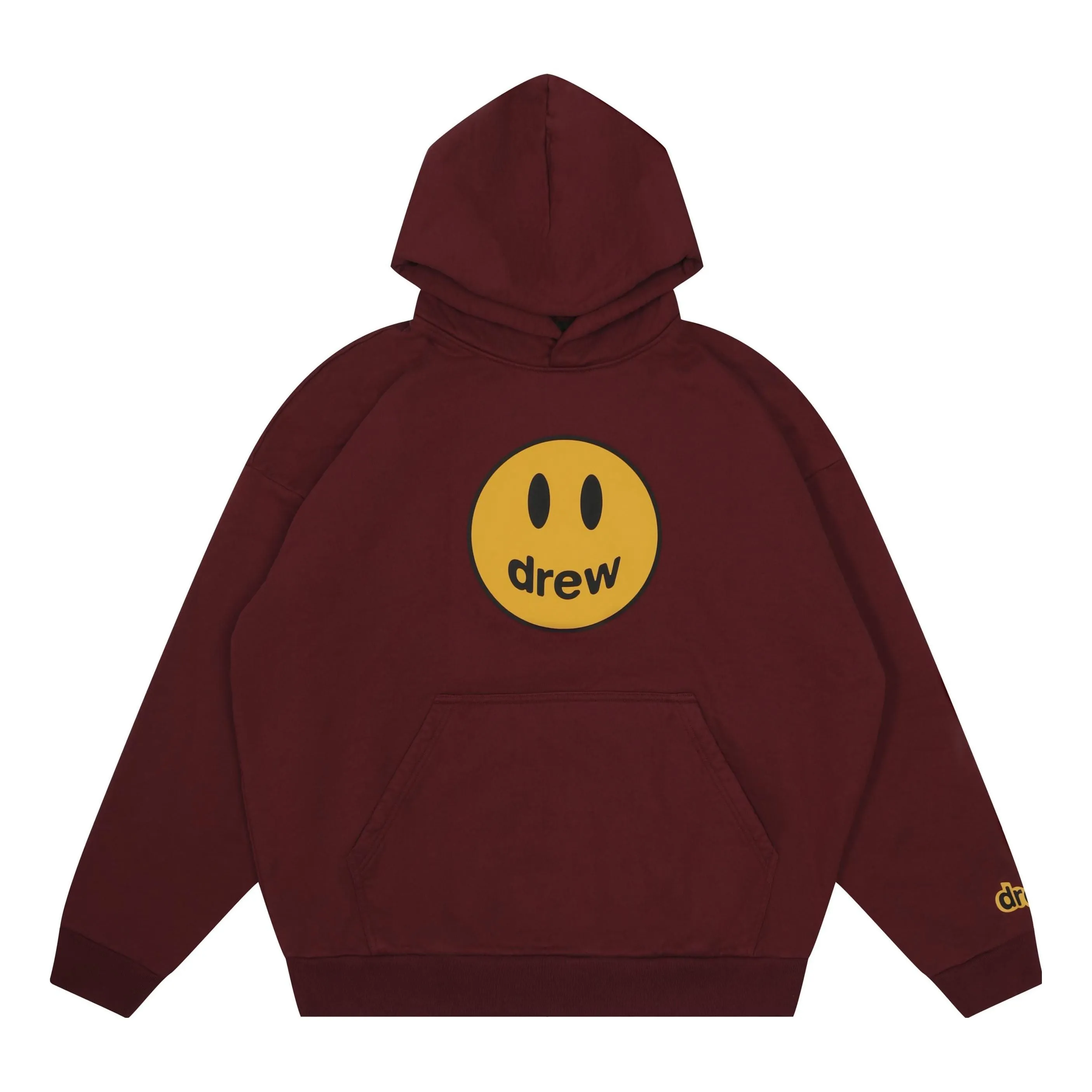 Drew House Mascot Oversized Hoodie 'Burgundy' DR-FW22-208 sold by KicksCrew