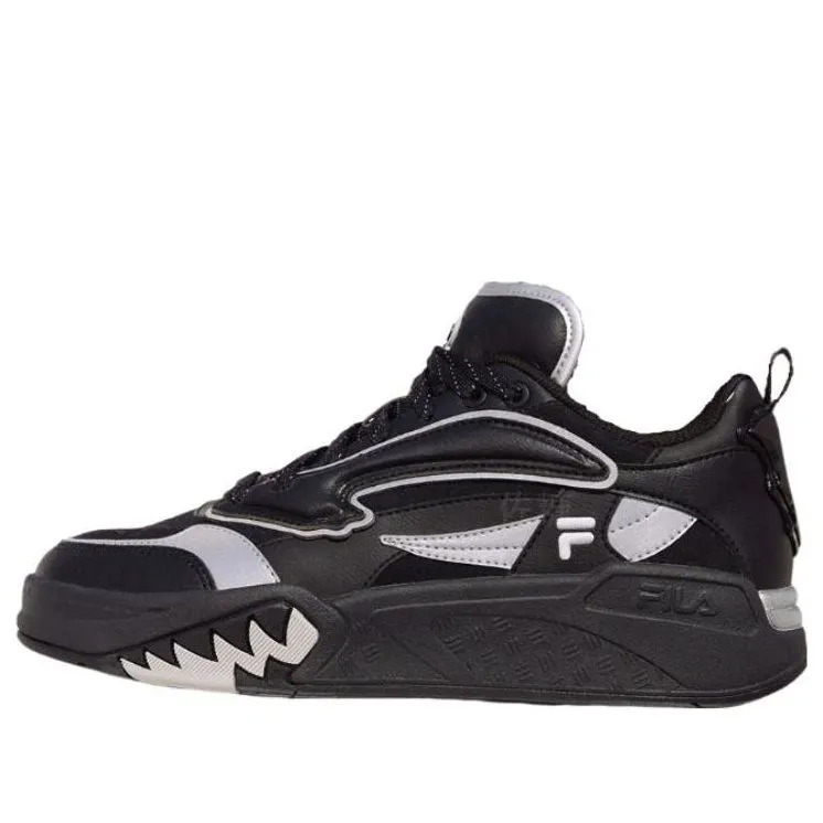 (WMNS) FILA FUSION Desperado Low Top Shoes 'Black Grey' T12W343205FBB sold by KicksCrew