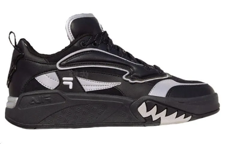 (WMNS) FILA FUSION Desperado Low Top Shoes 'Black Grey' T12W343205FBB sold by KicksCrew product image thumbnail 2