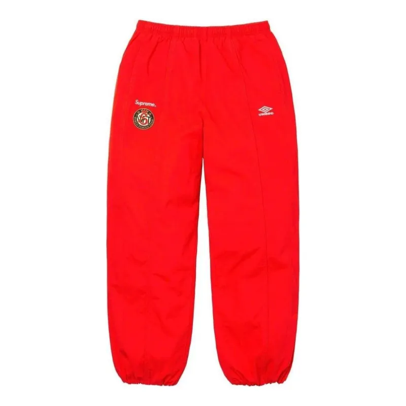 Supreme x Umbro Casual Sweatpants 'Red' SUP-FW23-099 sold by KicksCrew