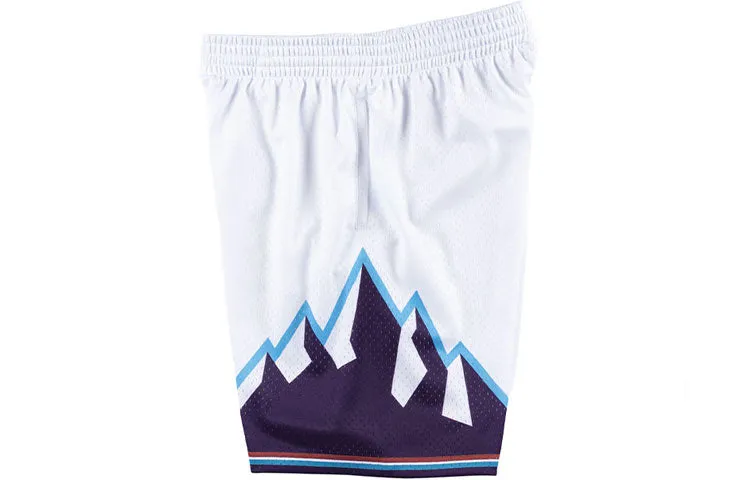 Mitchell & Ness NBA Swingman Shorts Utah Jazz 1996-97 'White Purple' SMSHAC19029-UJAWHIT96 sold by KicksCrew product image thumbnail 4