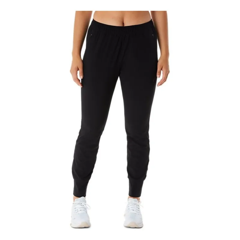 (WMNS) ASICS Training Core Stretch Woven Pants 'Black' 2032C708-001 sold by KicksCrew