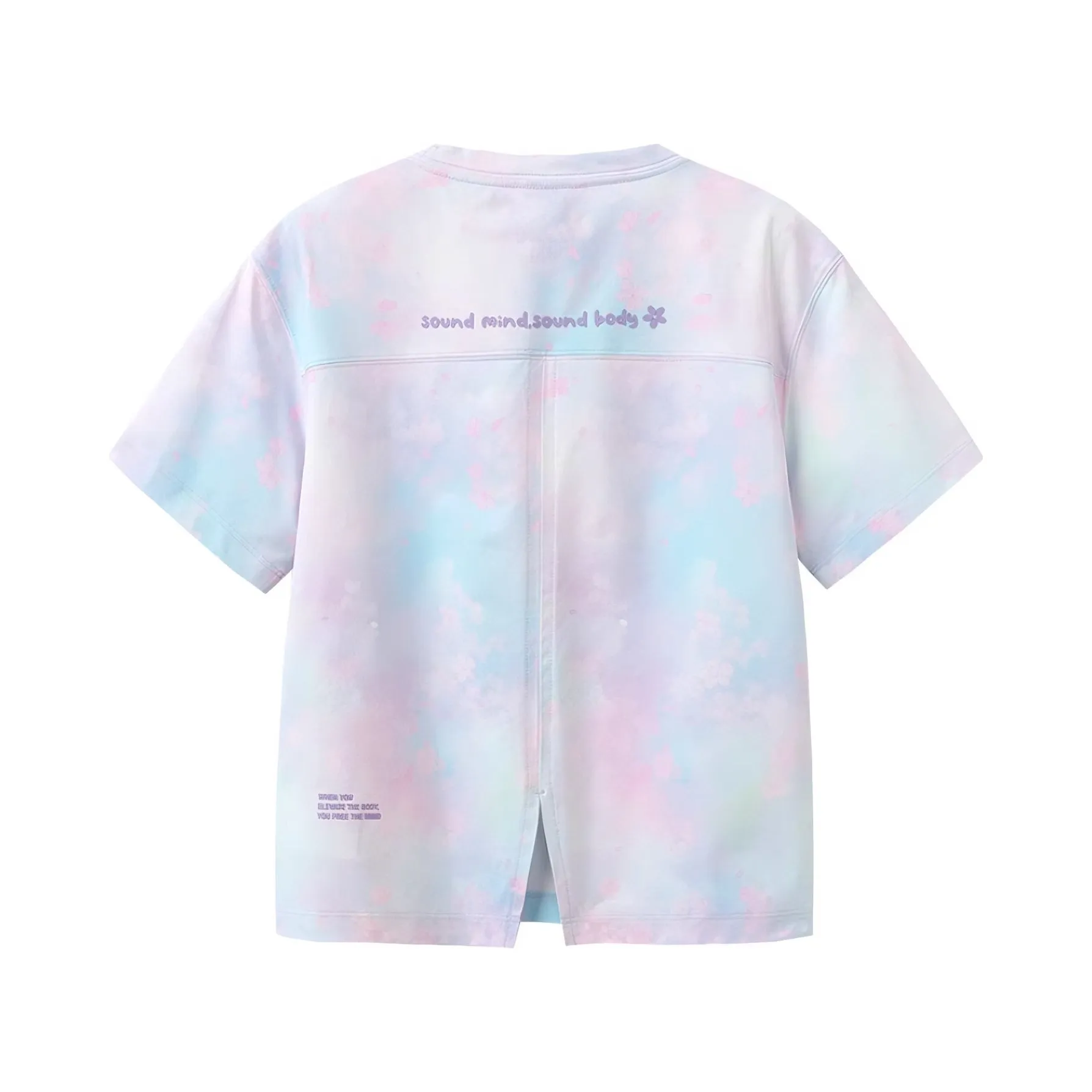 (GS) ASICS Short Sleeved Tie-Dye T-shirt 'Blue Purple' 332241174014 sold by KicksCrew product image thumbnail 2