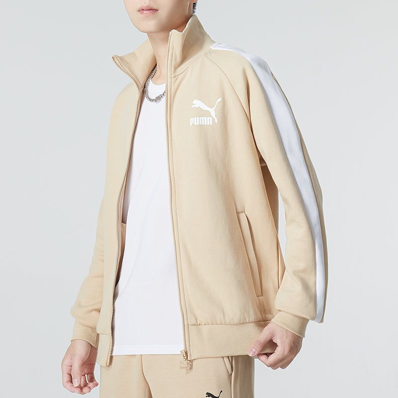 Puma Iconic T7 Track Jacket DK 'Beige White' 531377-67 sold by KicksCrew product image thumbnail 5
