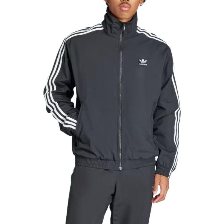 adidas Adicolor Woven Firebird Track Top 'Black' IT2491 sold by KicksCrew product image thumbnail 3