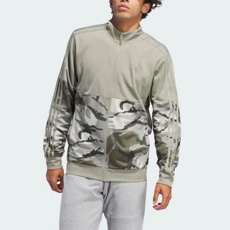 adidas Essentials Camo Tricot Track Jacket 'Green' IT0558 sold by KicksCrew product image thumbnail 2