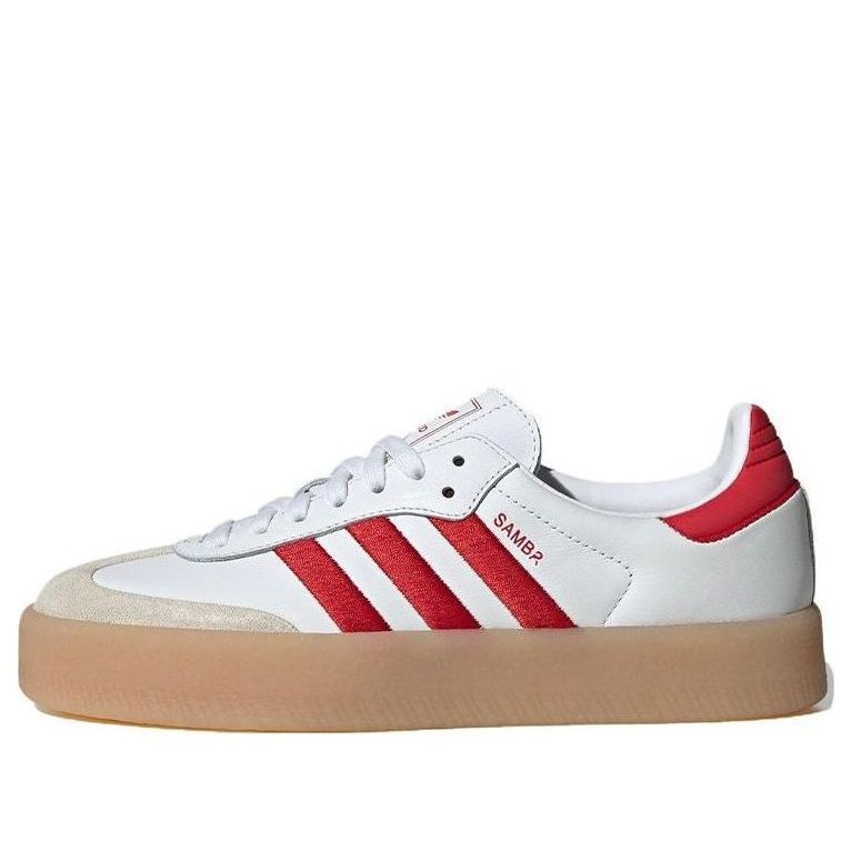 (WMNS) adidas Sambae 'White Better Scarlet Gum' ID0438 sold by KicksCrew