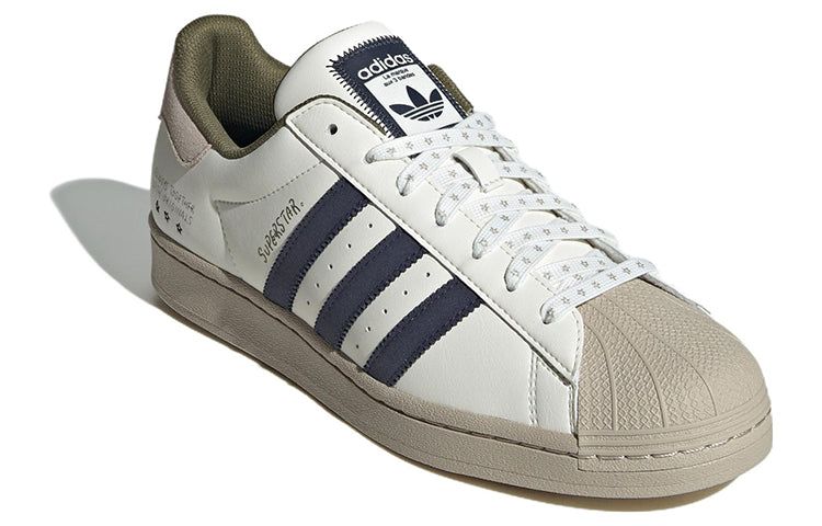 Adidas Originals Superstar 'White Beige Navy' IG3852 sold by KicksCrew product image thumbnail 3