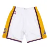Mitchell & Ness NBA Authentic Shorts Los Angeles Lakers 2009-10 'White Yellow Purple' ASHRAC19105-LALWHIT09 sold by KicksCrew