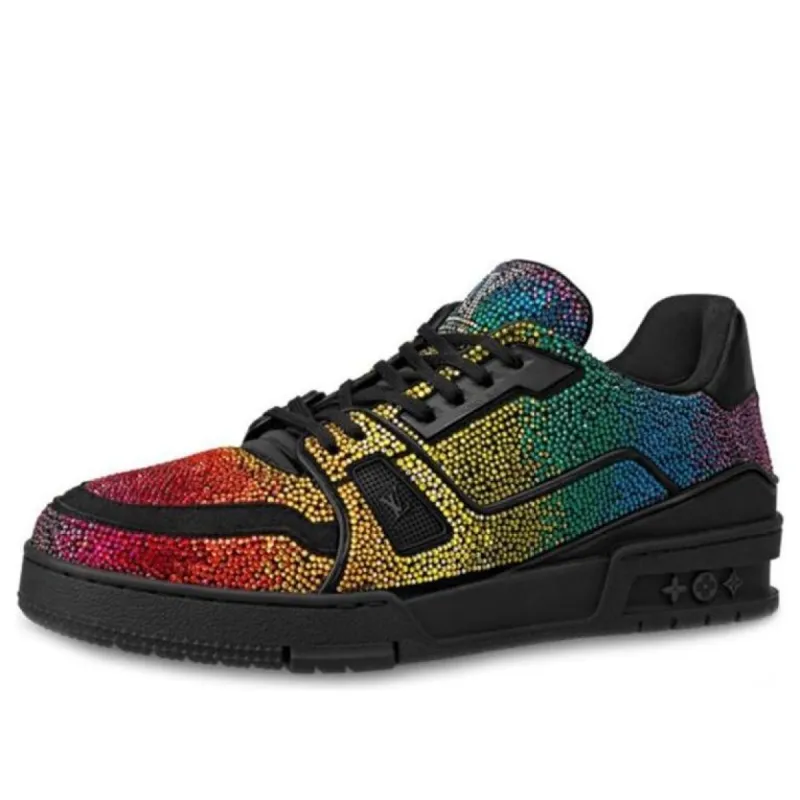 LOUIS VUITTON Trainer Sneakers 'Glitter Rainbow' 1A5YLN sold by KicksCrew