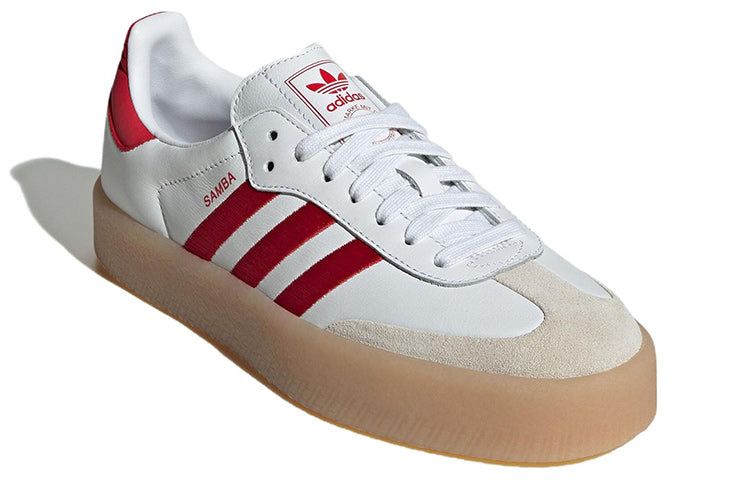 (WMNS) adidas Sambae 'White Better Scarlet Gum' ID0438 sold by KicksCrew product image thumbnail 4