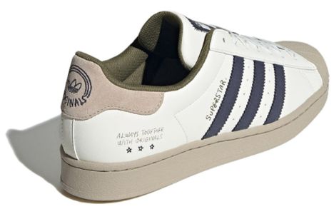 Adidas Originals Superstar 'White Beige Navy' IG3852 sold by KicksCrew