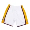 Mitchell & Ness NBA Authentic Shorts Los Angeles Lakers 2009-10 'White Yellow Purple' ASHRAC19105-LALWHIT09 sold by KicksCrew
