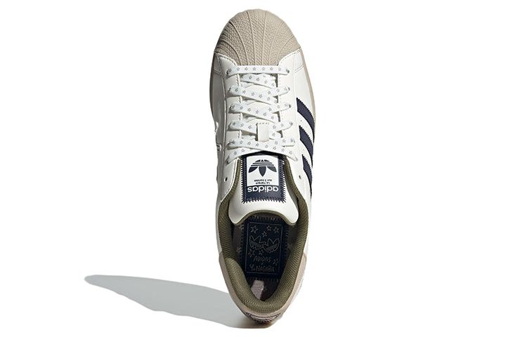 Adidas Originals Superstar 'White Beige Navy' IG3852 sold by KicksCrew product image thumbnail 5