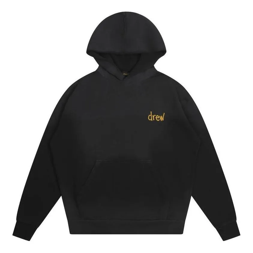 Drew House Scribble Boxy Hoodie 'Black' DR-FW22-101 sold by KicksCrew
