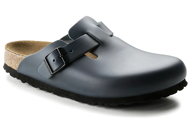Birkenstock Boston Soft Leather Mules 'Blue' 60151 sold by KicksCrew product image thumbnail 3