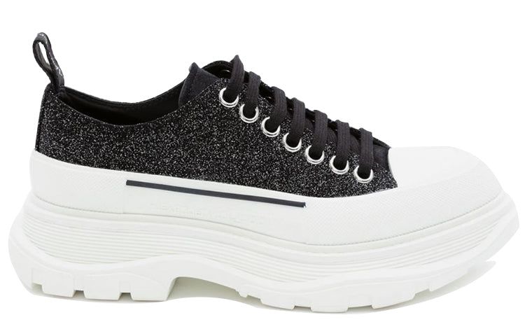 (WMNS) Alexander McQueen Tread Slick Lace Up Low 'Galaxy Black' 633902WHW571027 sold by KicksCrew product image thumbnail 2