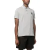 STONE ISLAND Patch Polo Shirt 'Grey Marl' 10152SC18-A0M64 sold by KicksCrew