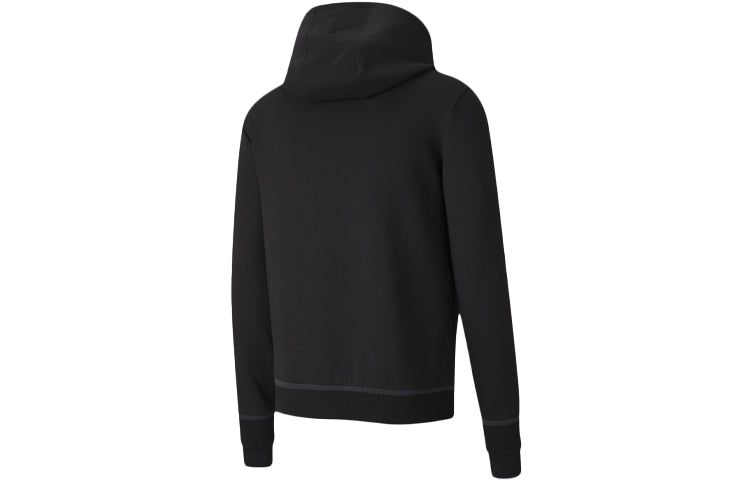 Puma Ferrari Hooded sweat jacket 'Black Grey' 596119-01 sold by KicksCrew product image thumbnail 2