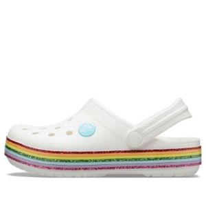 (GS) Crocs Crocband Rainbow Shoes 'White Multi' 206751-100 sold by KicksCrew