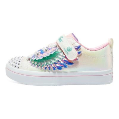 (GS) Skechers Twinkle Toes 'White Multi' 314454L-WMLT sold by KicksCrew