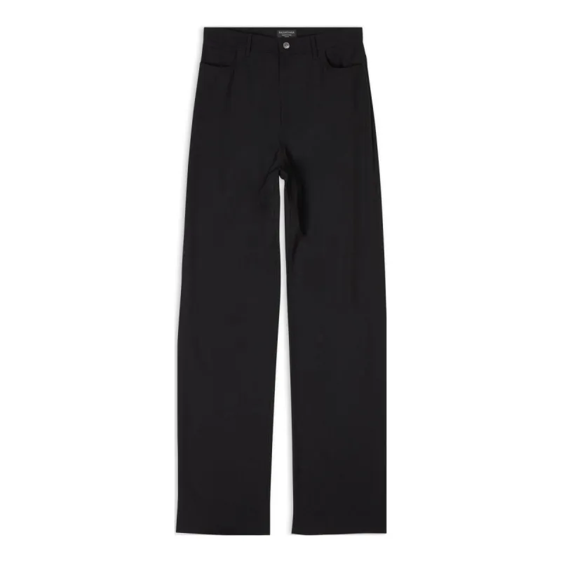 Balenciaga 5 Pocket Baggy Pants 'Black' 725471TNT111000 sold by KicksCrew