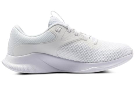 (WMNS) Under Armour Charged Aurora 2 'White Metallic Warm Silver' 3025060-100 sold by KicksCrew
