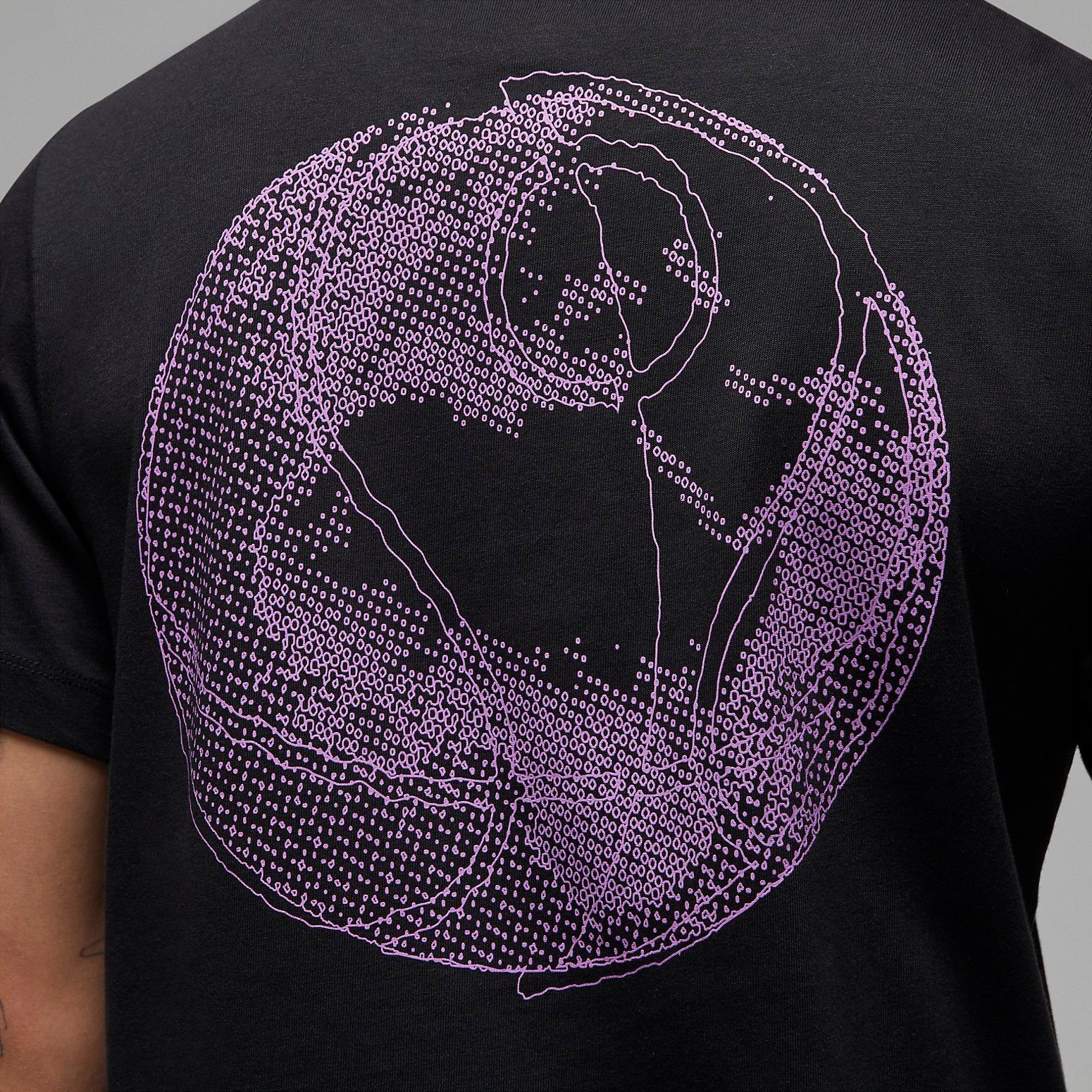 Air Jordan Dri-Fit Sport Graphic T-Shirts 'Black' DX9602-010 sold by KicksCrew product image thumbnail 3